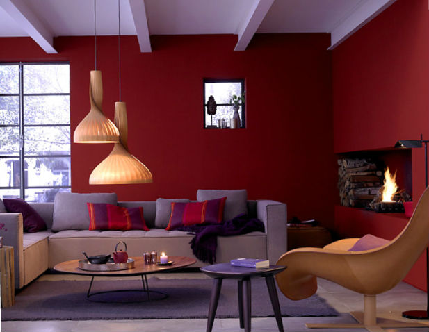 bold-burgundy-purple-color-living-room-decorating-idea
